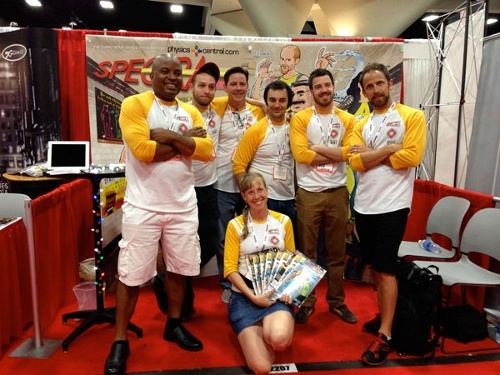 Physics central team comicon2013