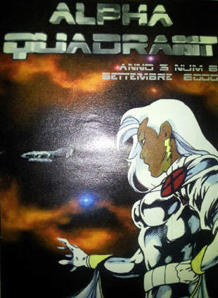 Copertina della fanzine Alpha Quadrant #6
