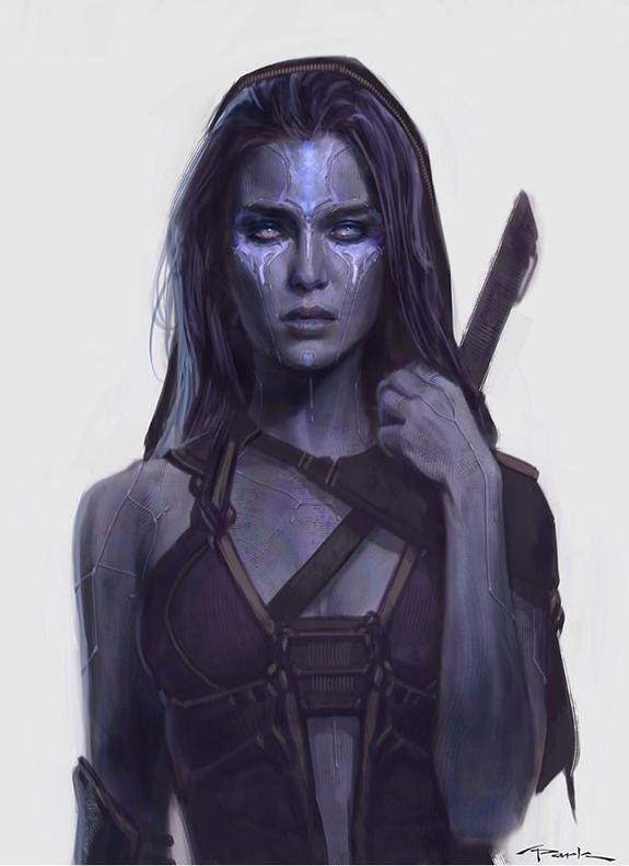Gamora concept art by andy park