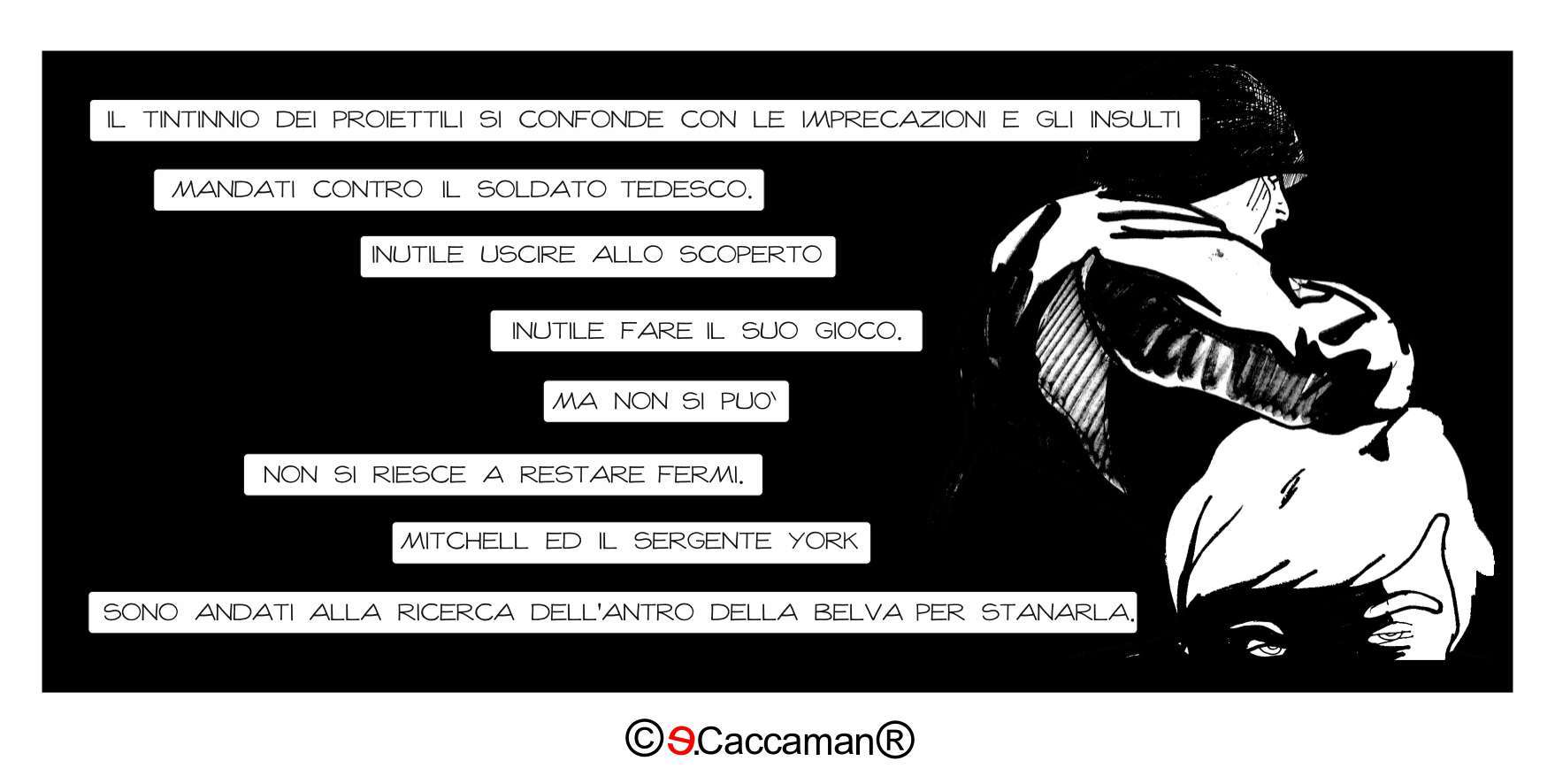 Ira di Caino dettaglio tavola #15 solo centro