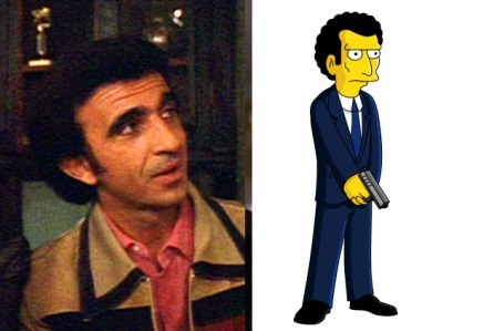 Frank silvero simpsons louie comparison