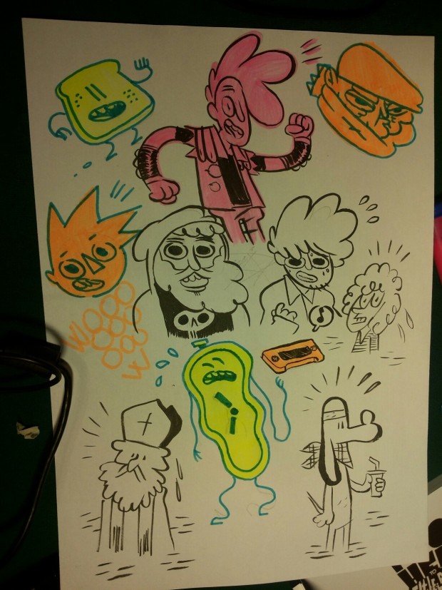 Disegno realizzato durante l'incontro