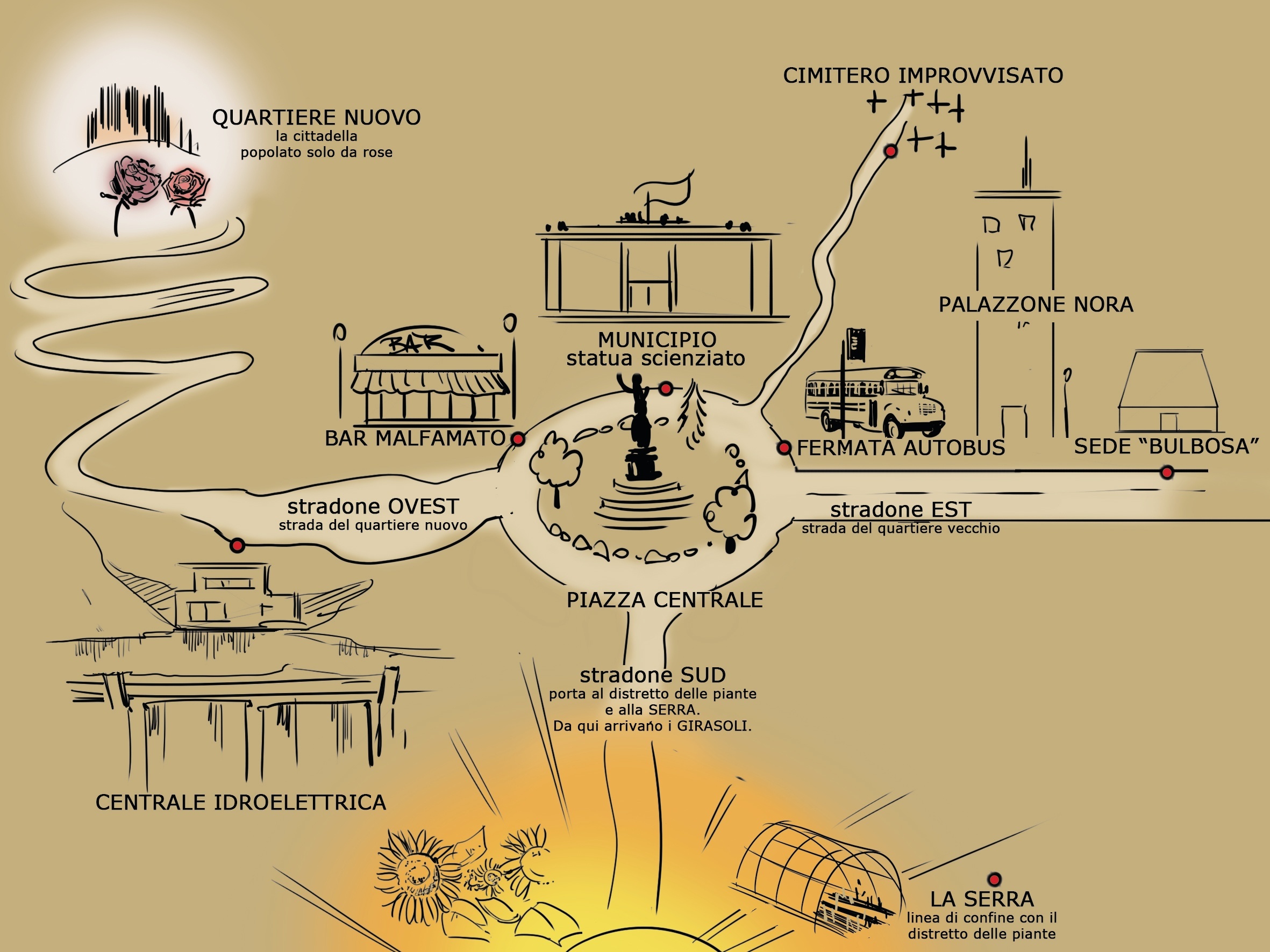 In anteprima per Lo Spazio Bianco, parte della mappa del mondo di Vivi e Vegeta
