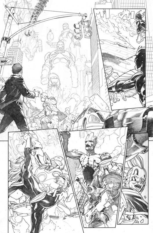 Secret Wars 1 Interior by Esad Ribic
