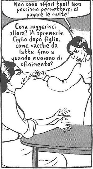 Fanya discute con Bronia dell'educazione delle pazienti alla pianificazione famigliare.
