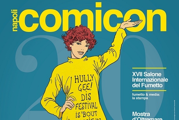 Napoli comicon 2015 poster milo manara detail