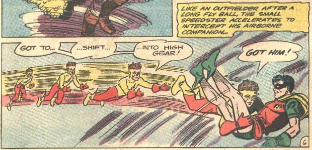 Kid Flash (Wally West) e Robin (Dick Grayson) da The brave and the bold #54