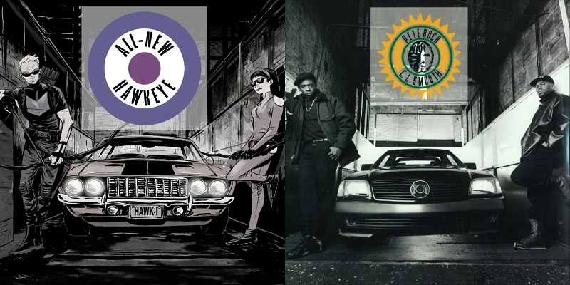 All-New Hawkeye #1 di Sanford Greene (Pete Rock & CL Smooth’s Mecca And The Soul Brother)