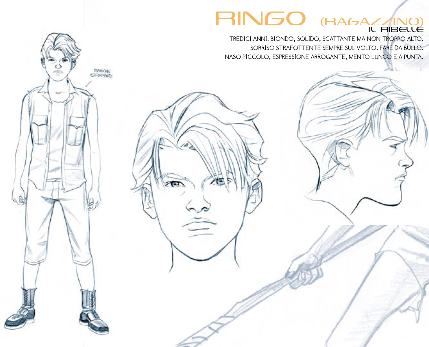 03 evoluzione della specie character design Orfani I stagione