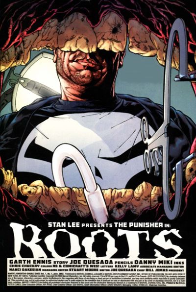 La pagina d’apertura di Roots © Marvel Comics.