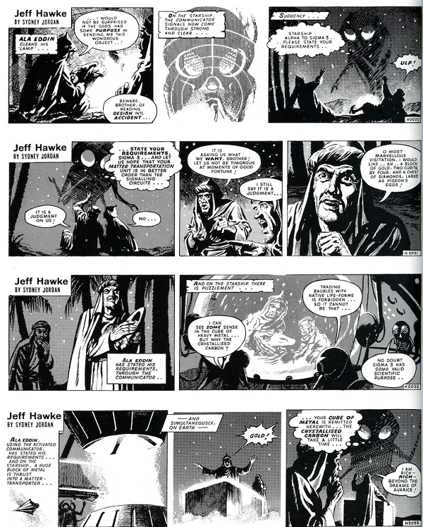 Jeff hawke science fiction strip