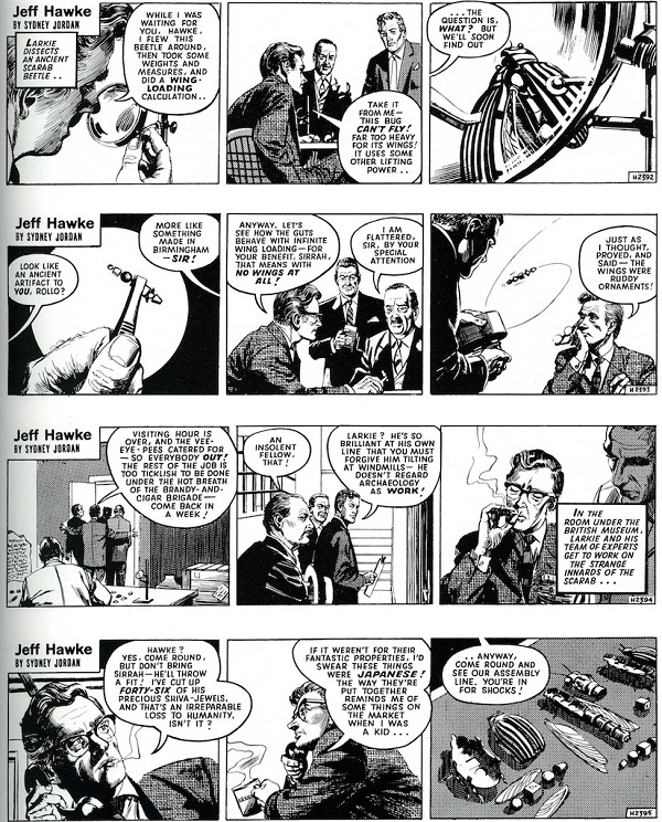 Jeff hawke science fiction strip