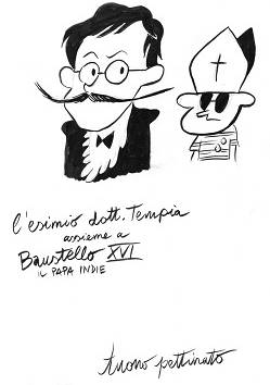 Simone Tempia visto da Tuono Pettinato