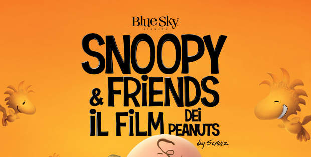 Manifesto del film SNOOPY AND FRIENDS IL FILM DEI PEANUTS nelle sale a novembre front