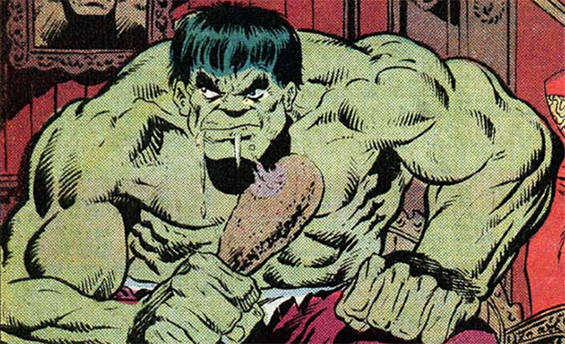 Hulk eating