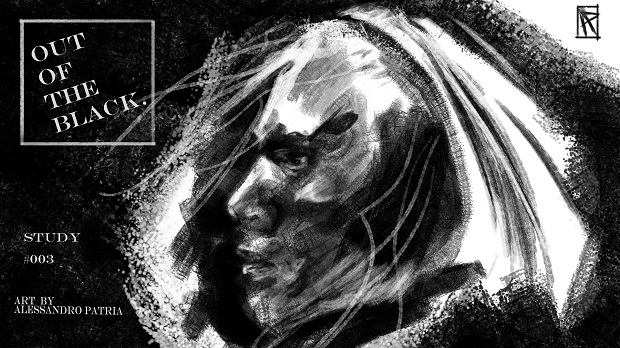 Study Out of the Black by Ale Patria spazio bianco