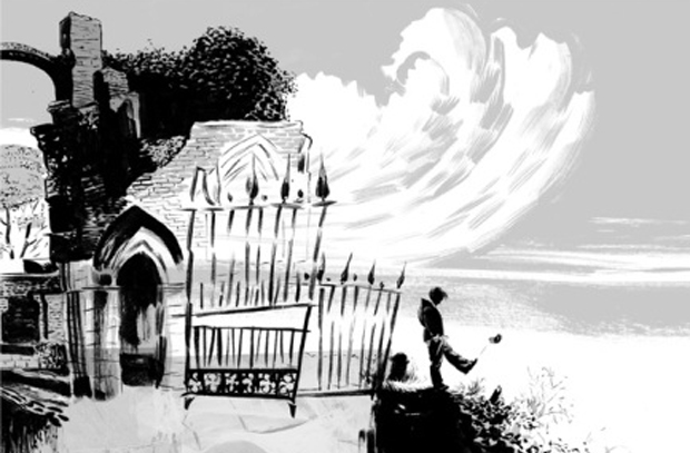 the graveyard book_dave mckean