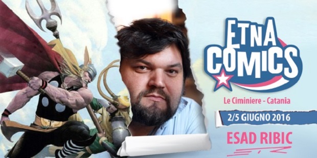 Locandina Esad Ribic ad Etna Comics 2016 Immagine in evidenza