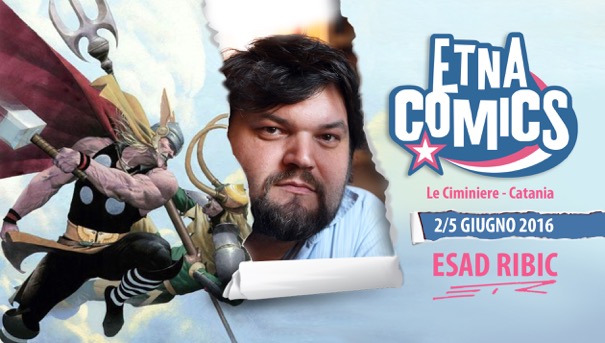 Locandina Esad Ribic ad Etna Comics 2016