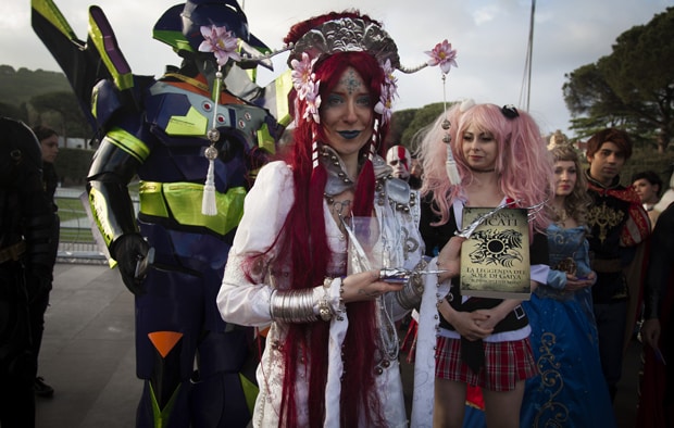 Silvia Anzini nel suo costume da Lilith