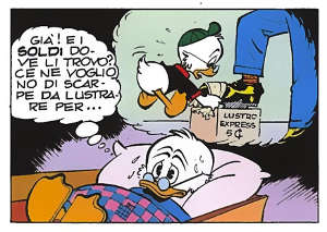 Paperone lustrascarpe dal Disturbatore invisibile