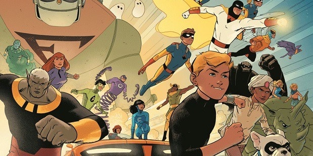 Future Quest standard cover Evan Doc Shaner