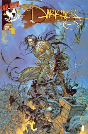 La copertina del primo numero di The Darkness © Top Cow Productions.