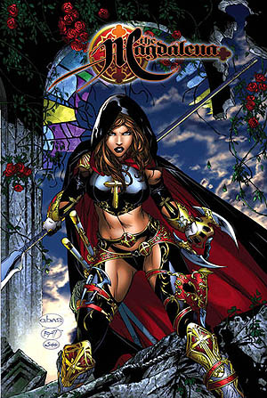 llustrazione di copertina per il volume di Magadalena che raccoglie le due miniserie del personaggio © Top Cow Productions.