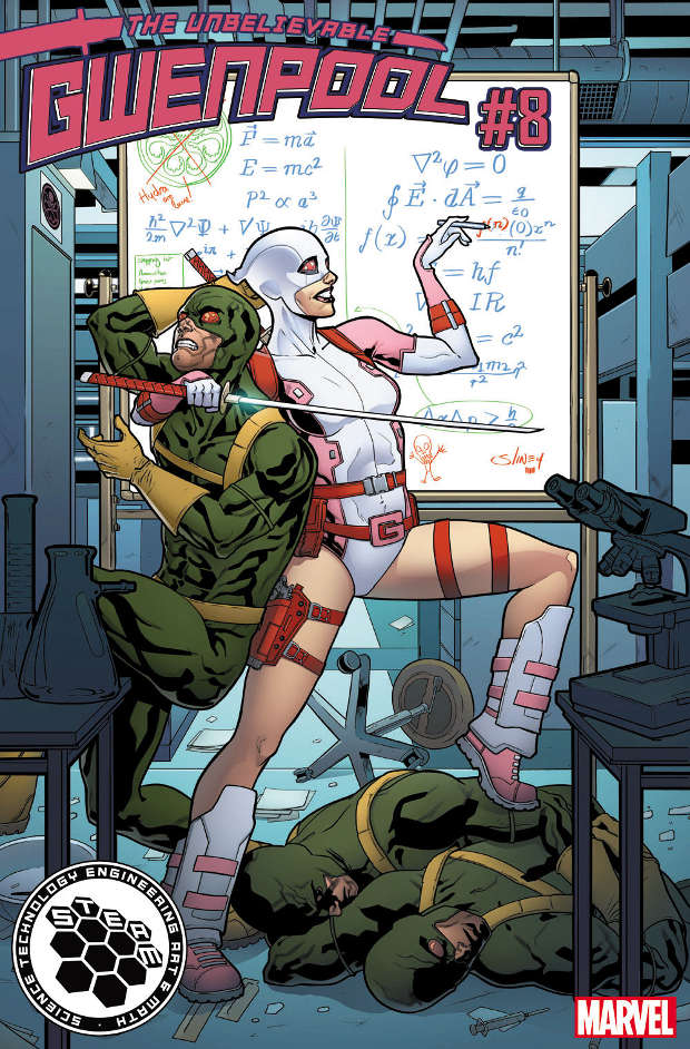 Gwenpool #8 di Will Sliney per la matematica