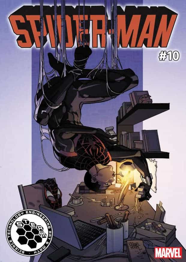 Spider-Man #10 di Pasqual Ferry per la tecnologia