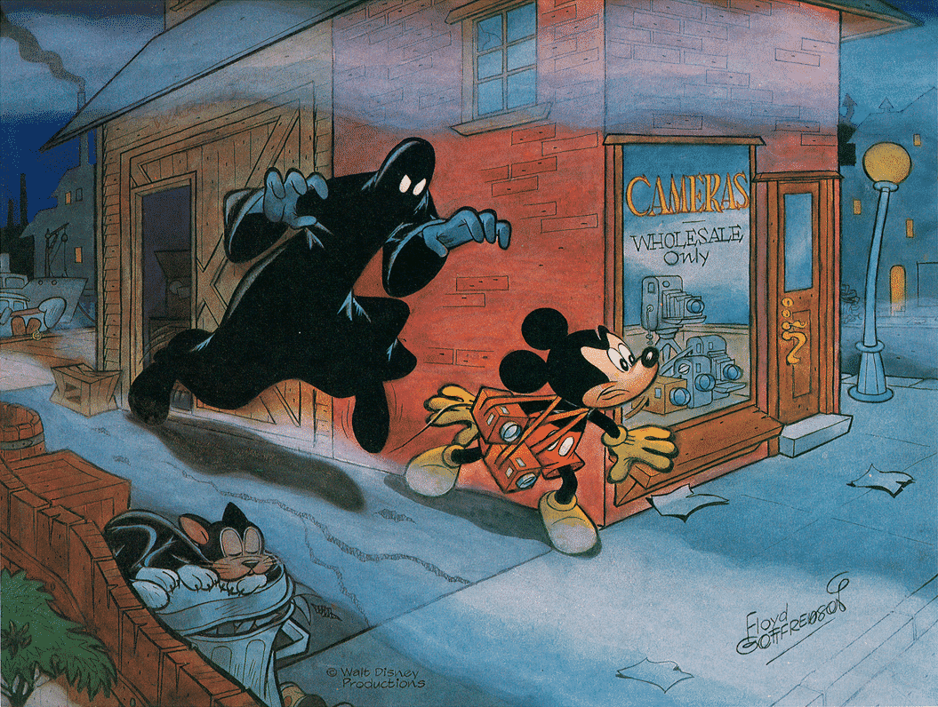 Mickey mouse outwits the phantom blot