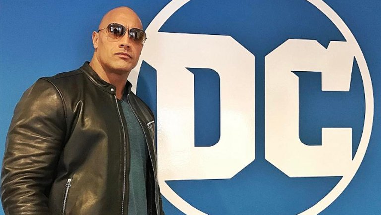 Therock screen shot and dc comics