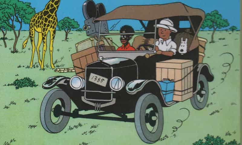 Tintin congo evidenza