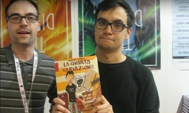 Cartoomics 2017 intervista AlbHey Longo