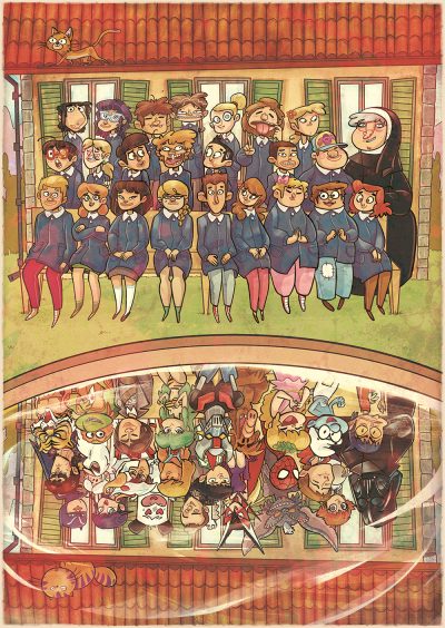 Illustrazione del collettivo Silly Nostalgic Kids
