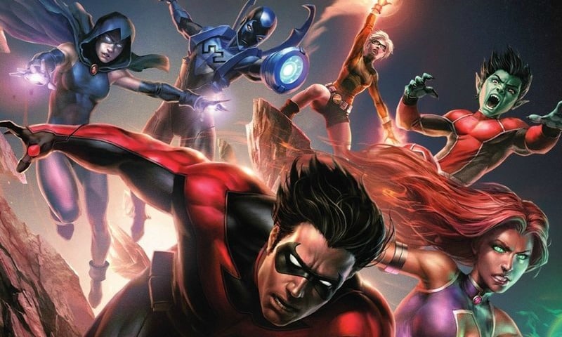 Teen Titans The Judas Contract 2017 movie poster.head
