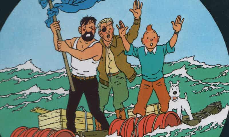 Tintin coke in stock herge evidenza