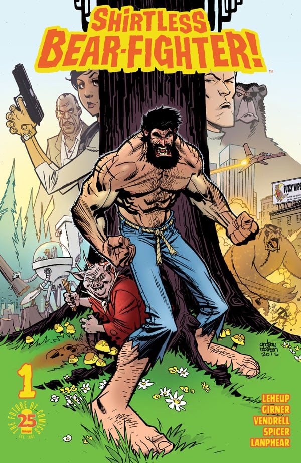 Shirtless Bear Fighter!