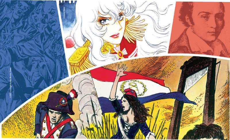 MANIFESTO MOSTRA rivoluzione francese fumetti