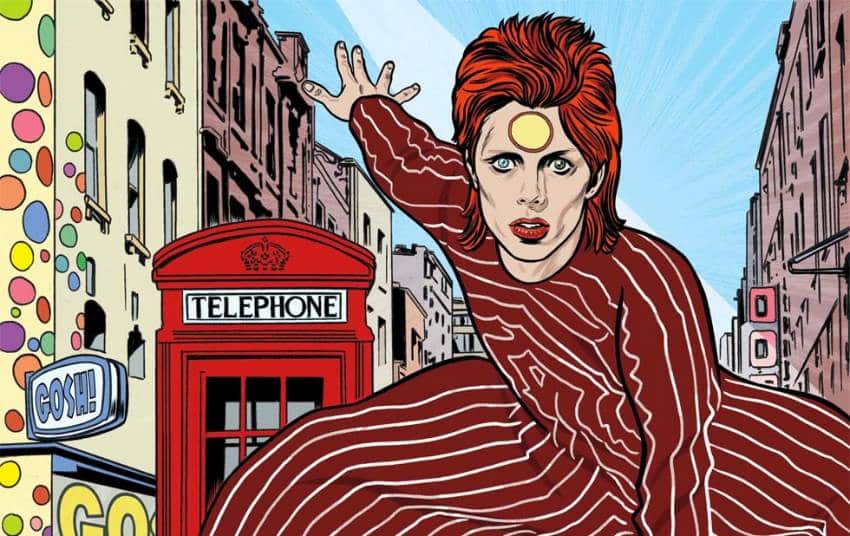 David bowie comics home