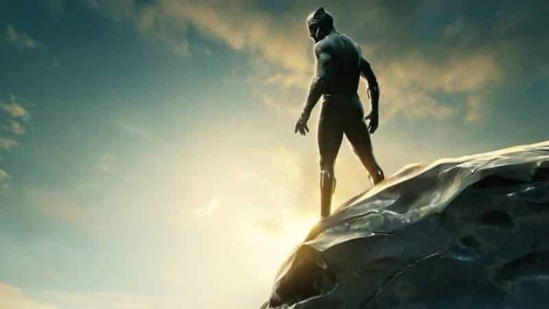 Black panther character poster