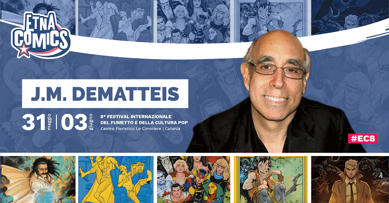 Locandina annuncio JM DeMatteis ad Etna Comics