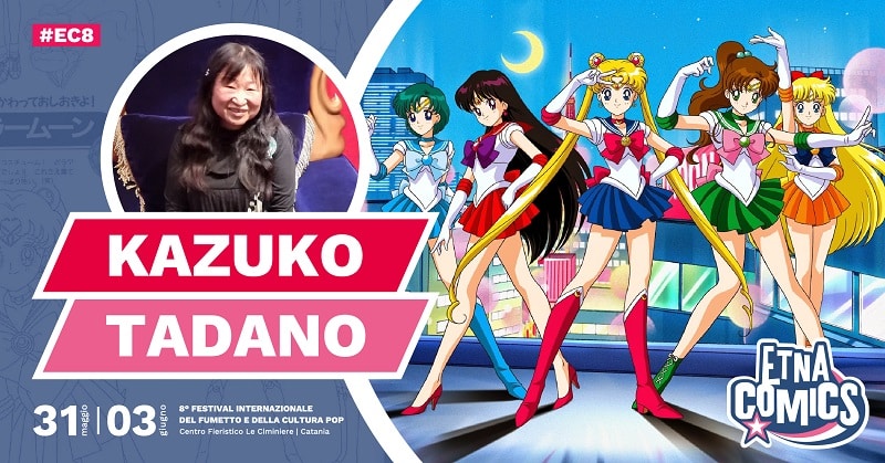 Locandina annuncio Kazuko Tadano ad Etna Comics