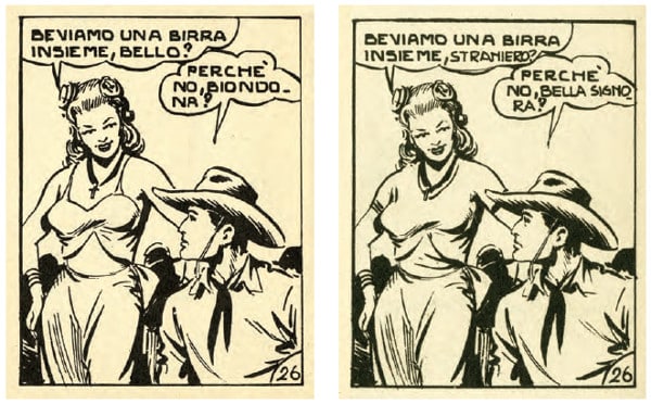 Autocensura su un albo Bonelli