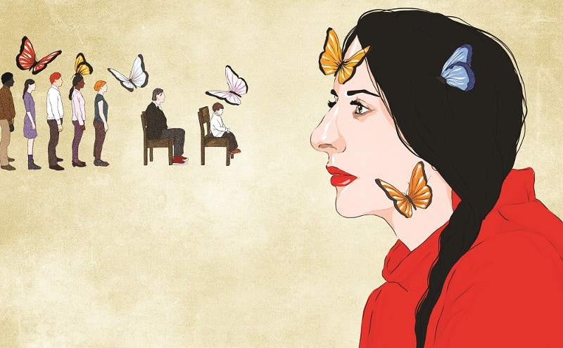7. The artist is present