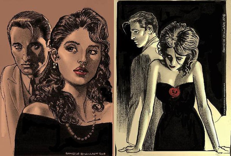 1548344466493.jpg il commissario ricciardi in un illustrazione di daniele bigliardo