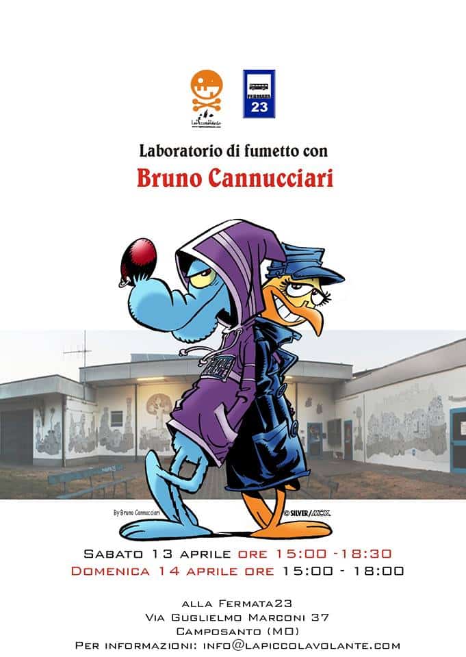 Locandina Laboratorio Fumetto Lupo Alberto Modena