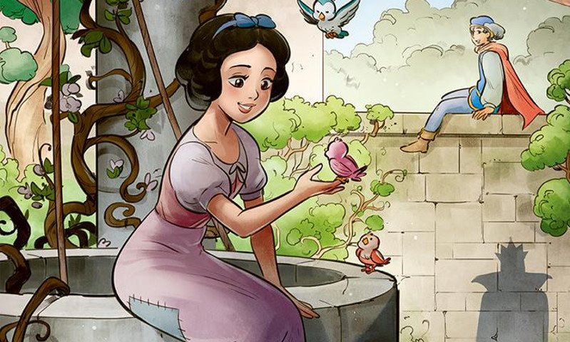 Disneysnowwhitesevendwarvescomic evidenza
