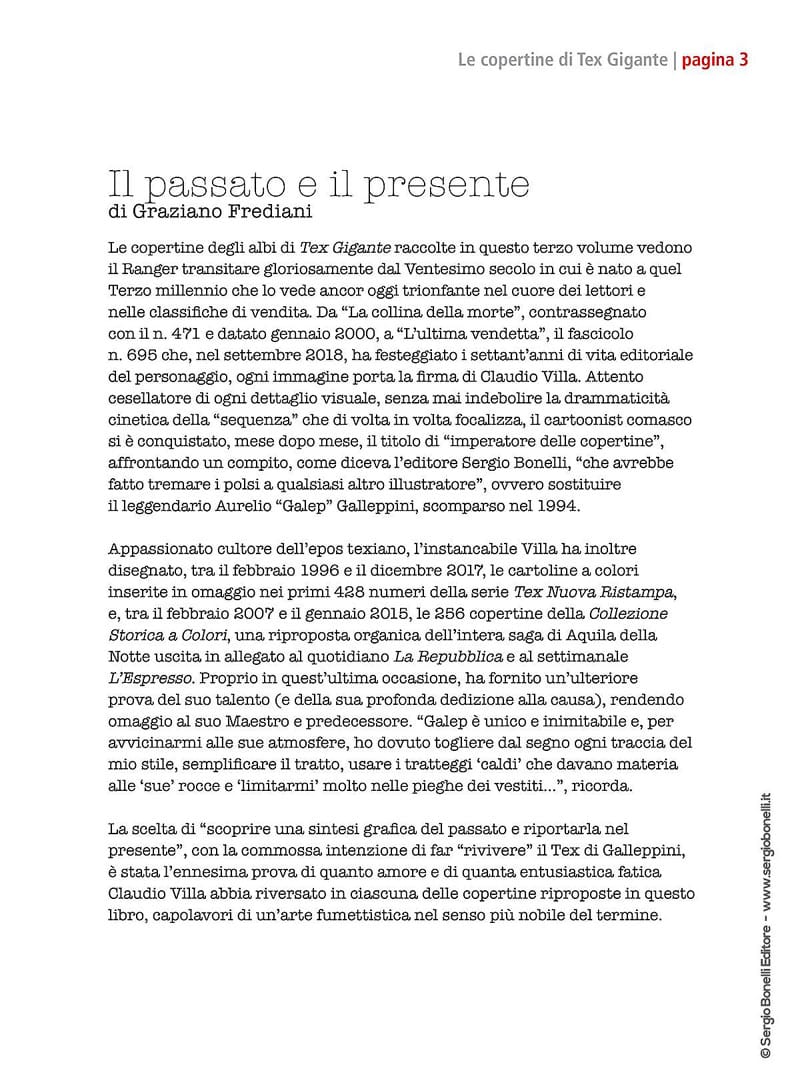 Le copertine di tex gigante 2000 2018