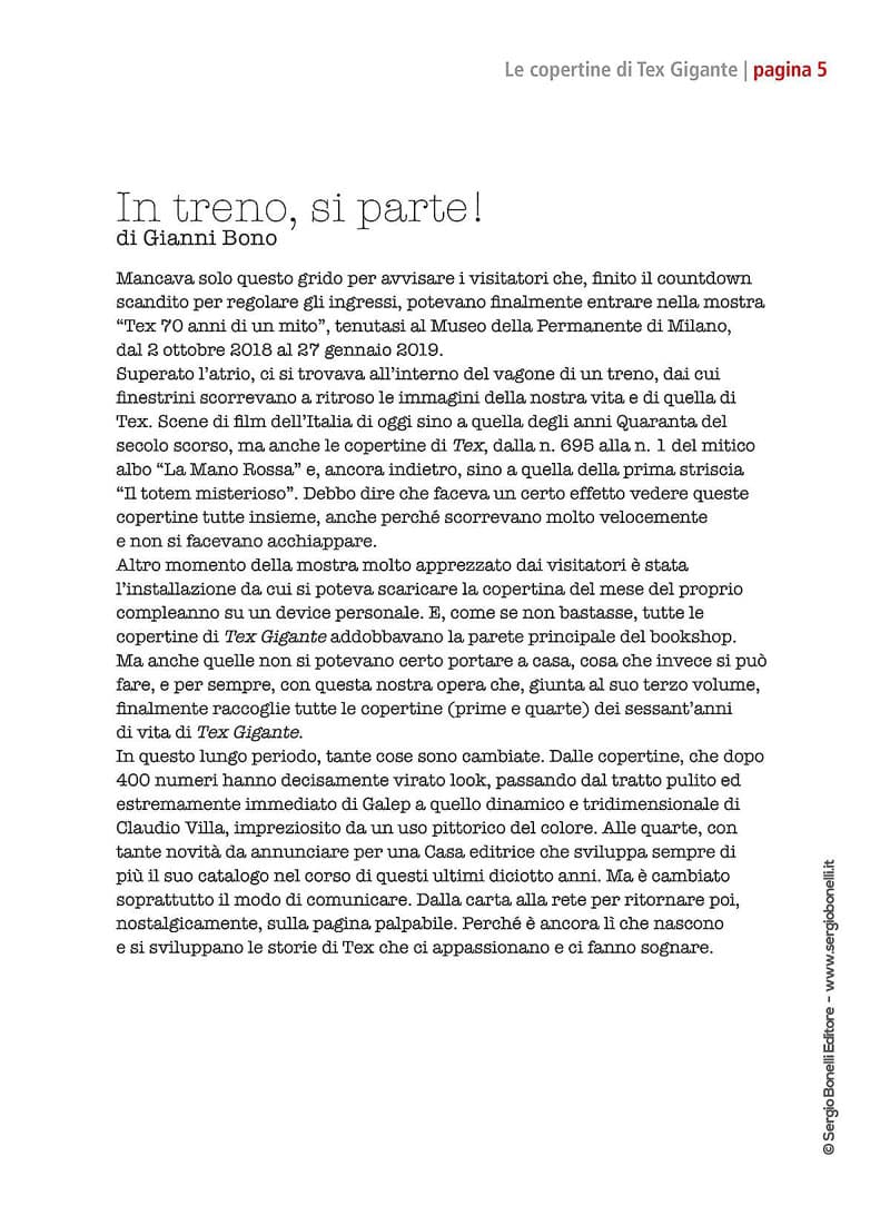 Le copertine di tex gigante 2000 2018